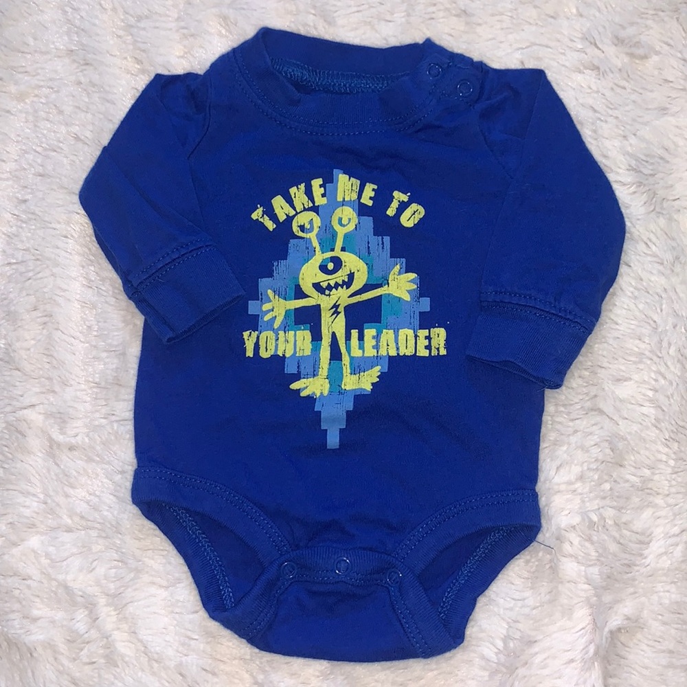 (3 for $10) Koala baby blue alien newborn
bodysuit